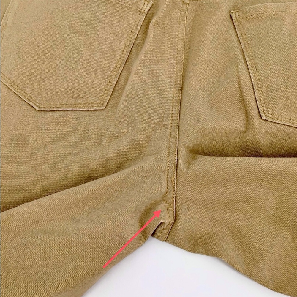 Talbots Established 1947 Women's Petites Khaki Cotton Spandex Pants Size 14W - Picture 10 of 12